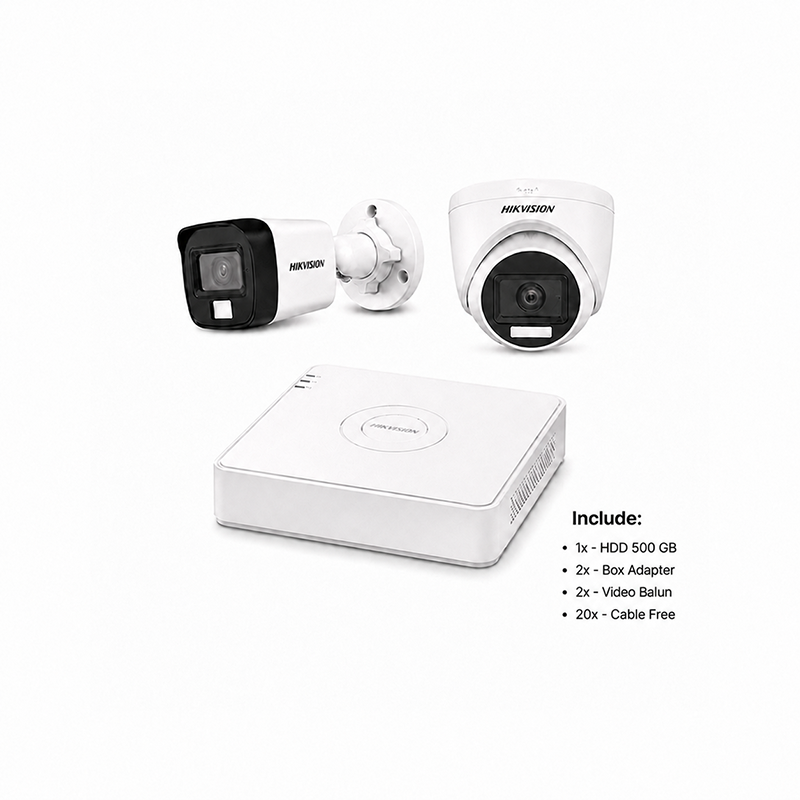 Hikvision 2 Unit Security Package