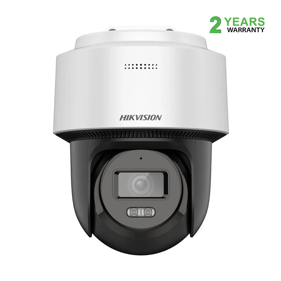 Hikvision DS-2DE2C400MWG-E (2.8mm) (4.0MP) Fixed Outdoor Smart Hybrid light PT Dome IP Camera (Without Adapter & Wall Mount)