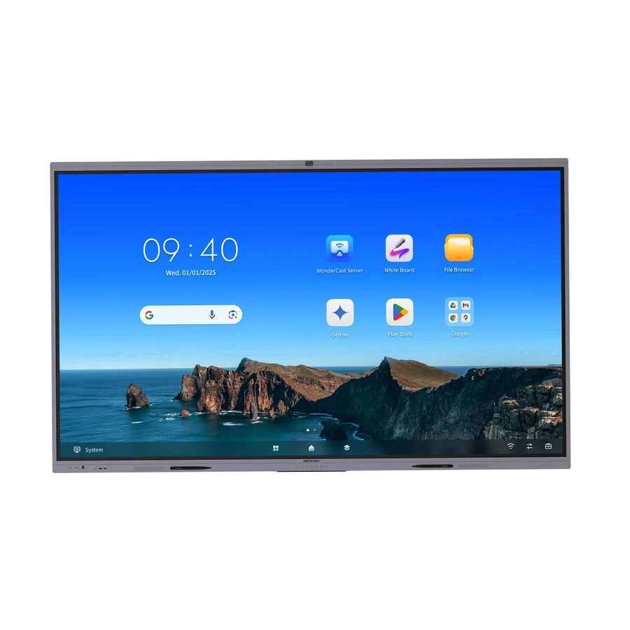 Hikvision DS-D5A65RB/B3 65 Inch 16GB (8GB+8GB Virtual) 128GB ROM 4K UHD Touch Interactive Flat Panel
