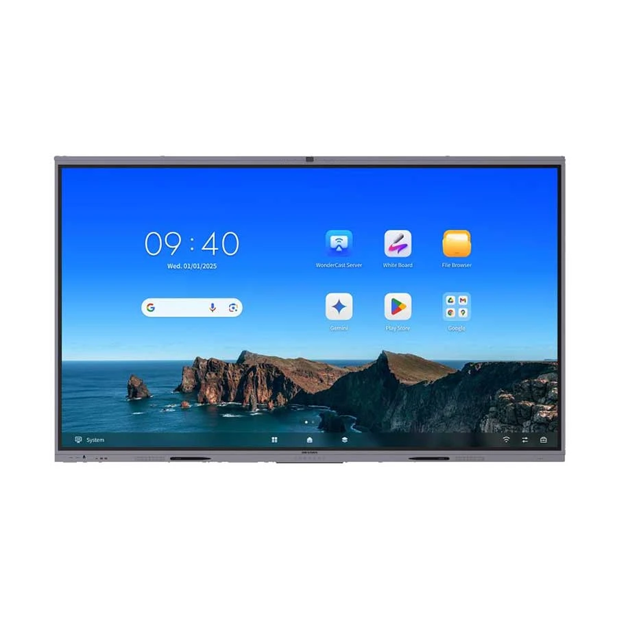 Hikvision DS-D5A86RB/B3 86 Inch 16GB RAM 128GB ROM Android 14 4K UHD Touch Interactive Flat Panel Display
