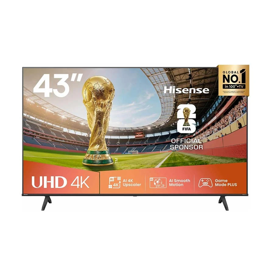 Hisense 43A6Q 43 Inch 4K UHD VIDAA Smart TV (Official)