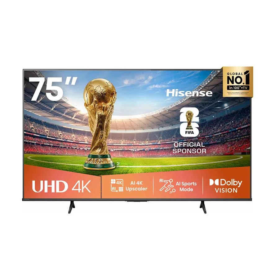 Hisense 75A6Q 75 Inch 4K UHD VIDAA Smart TV (Official)