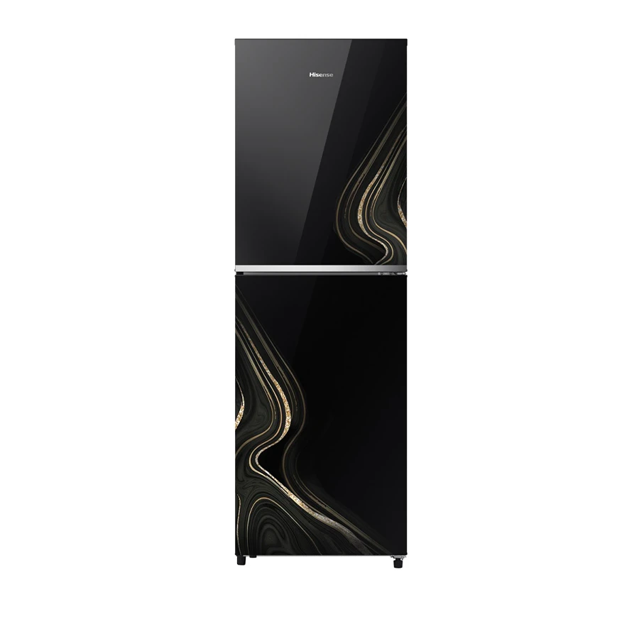 Hisense RTDG277NA 277L Golden Sunlight TMF Glass Door Refrigerator #RTDG277NAGS/BD3