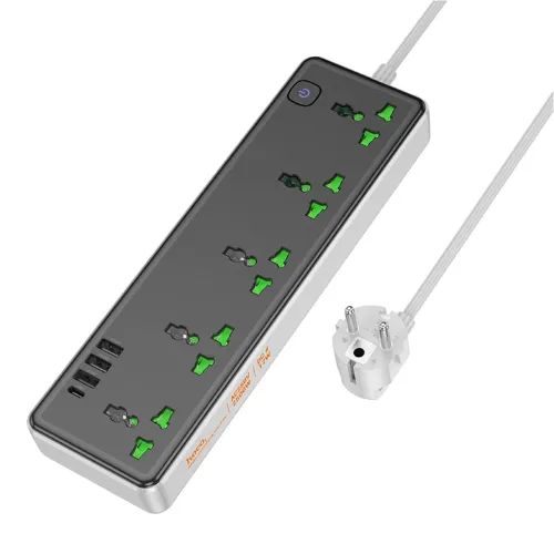 Hoco AC13A Talento 9 Ports Multifunctional Power Strip