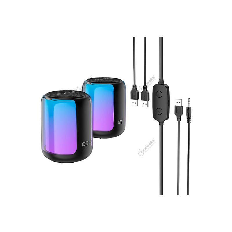 Hoco BS56 Colorful Wireless and wired speakers - official view 2