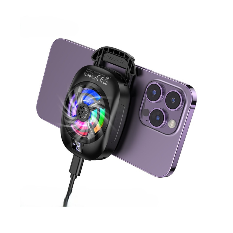 Hoco GM76 Blue Diamond Mobile Phone Cooler - official view 4
