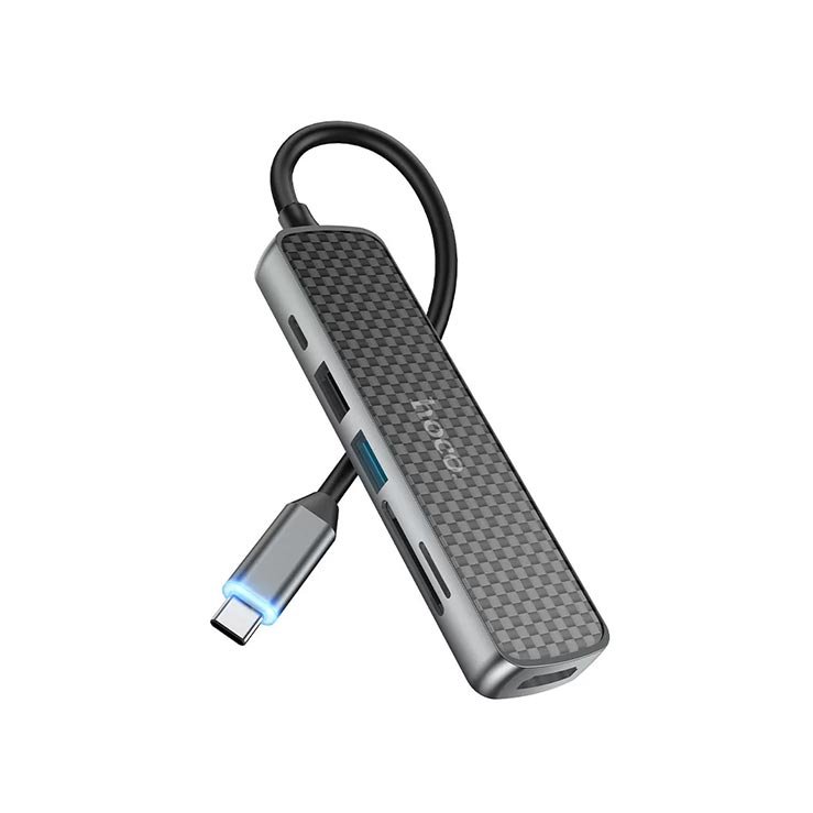 Hoco HB24 6 in 1 USB-C Multifunction Adapter 60W