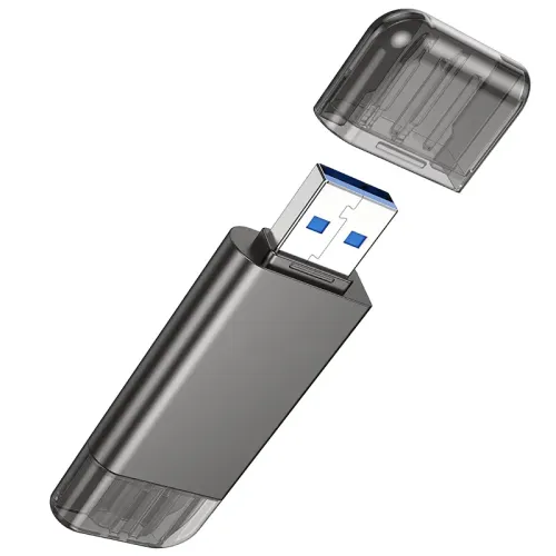 Hoco HB39 2-in-1 USB & Type-C 3.0 Card Reader