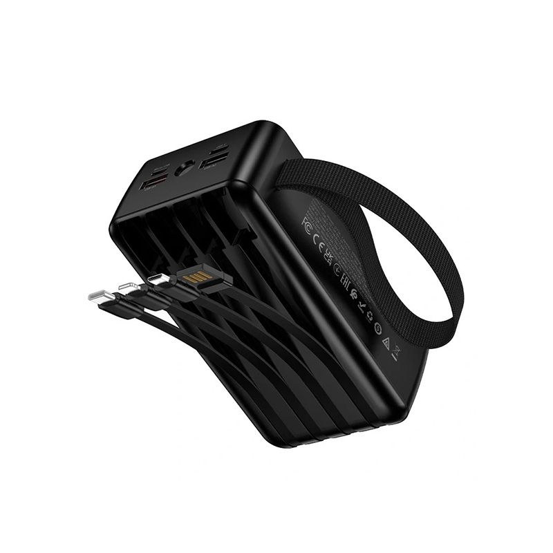 Hoco J173A 22.5W Power Bank with Four Cables - 30000mAh - official view 3