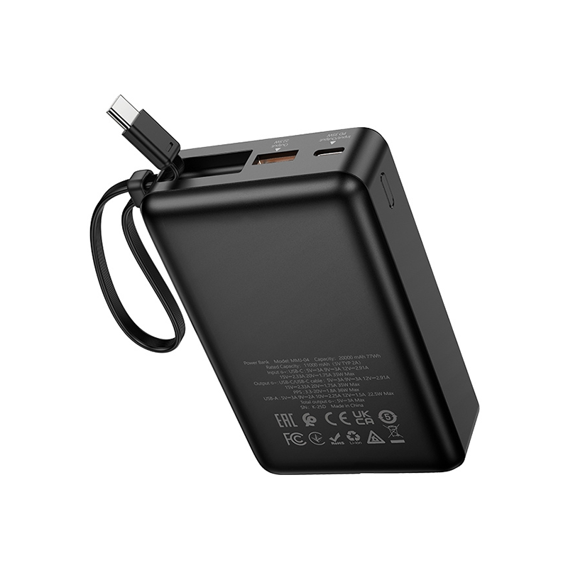 Hoco MMJ-04 35W PD Fast Charging Power Bank - 20000mAh - official view 4