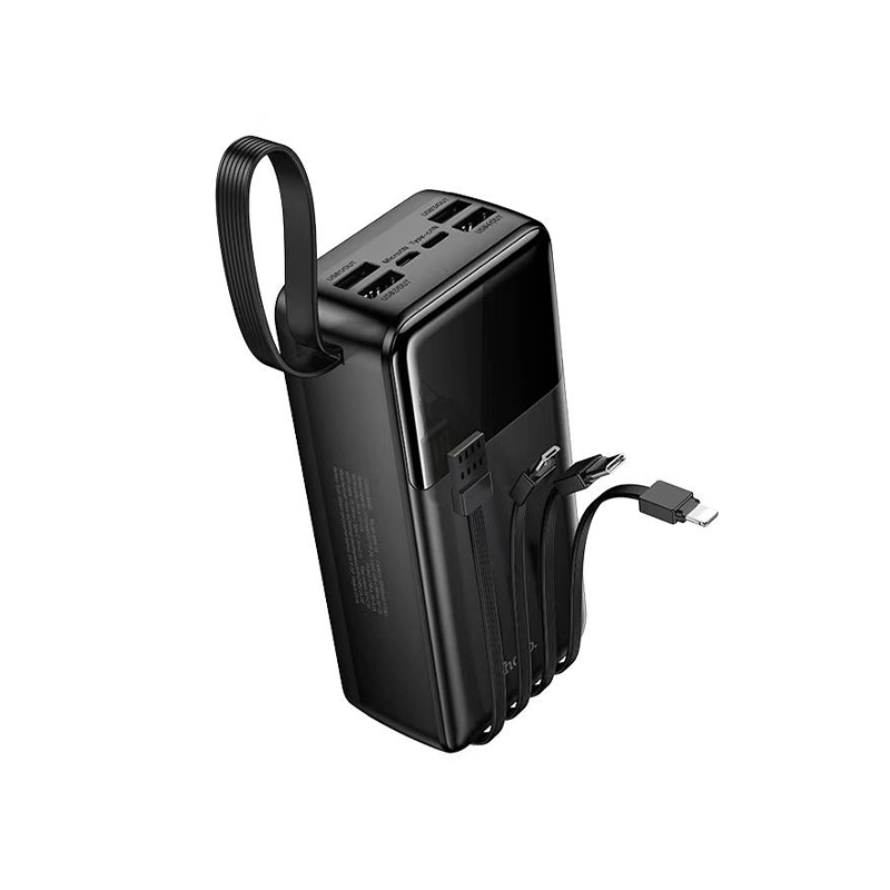 Hoco MMJ-13 Rest Power Bank with Built in Cables - 30000mAh - official view 3
