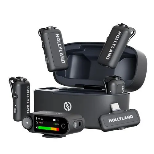 Hollyland Lark MAX 2 Combo Wireless Microphone for 4 Person