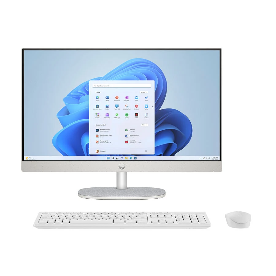 HP AIO 24-CR0248D Intel Core i5-1335U 8GB DDR4 RAM 512GB SSD 23.8 Inch FHD Touch Shell All in One PC