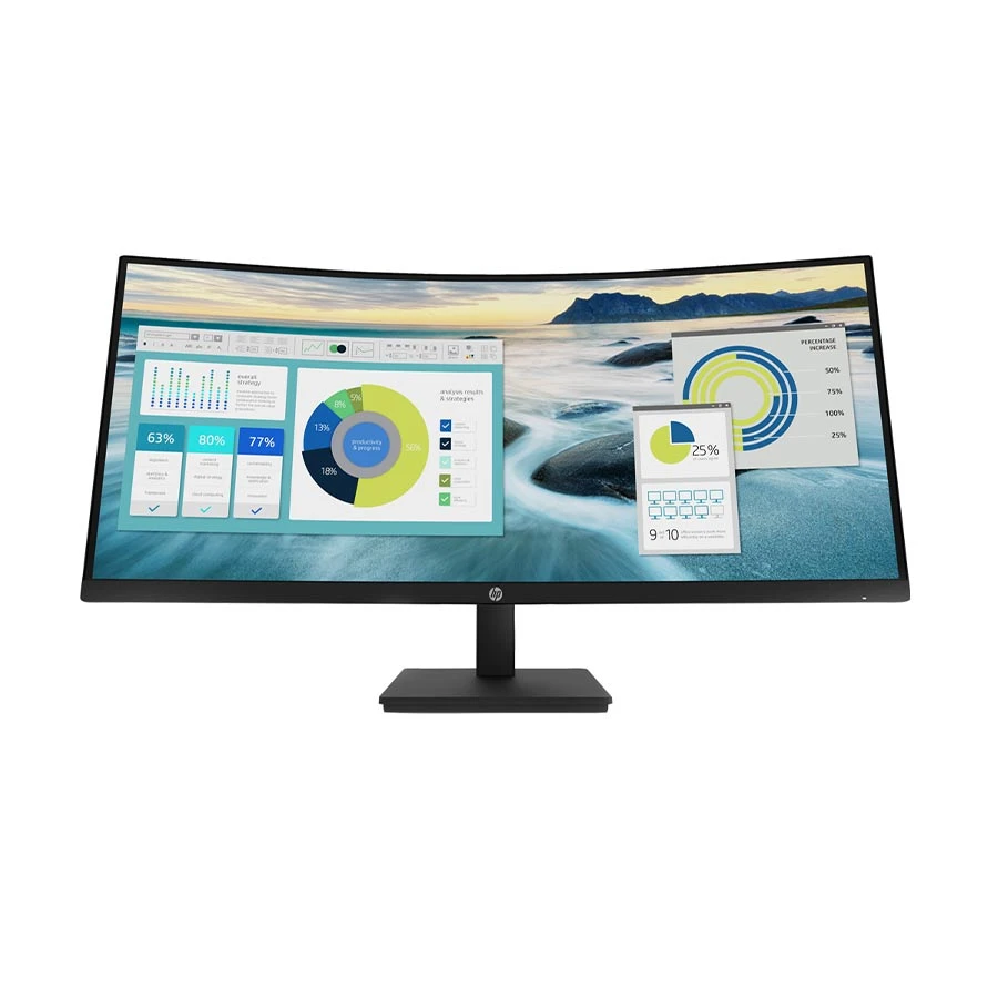 HP P34hc G4 34 Inch 3K UWQHD 100Hz VA Curved Professional Monitor