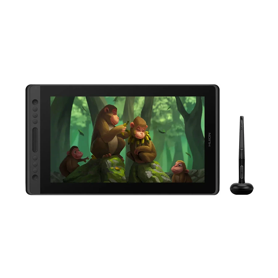 Huion Kamvas Pro 16 15.6 Inch FHD Black Creative Pen Display Drawing Graphics Tablet #GT-156