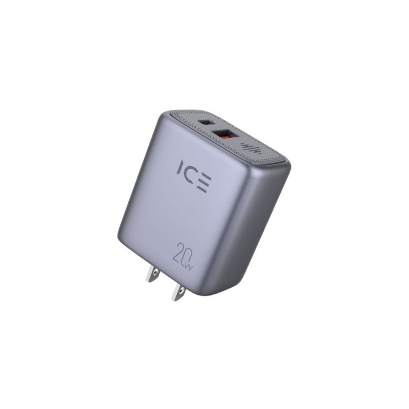 ICE Dual Port Fast Charging Adapter - 20W