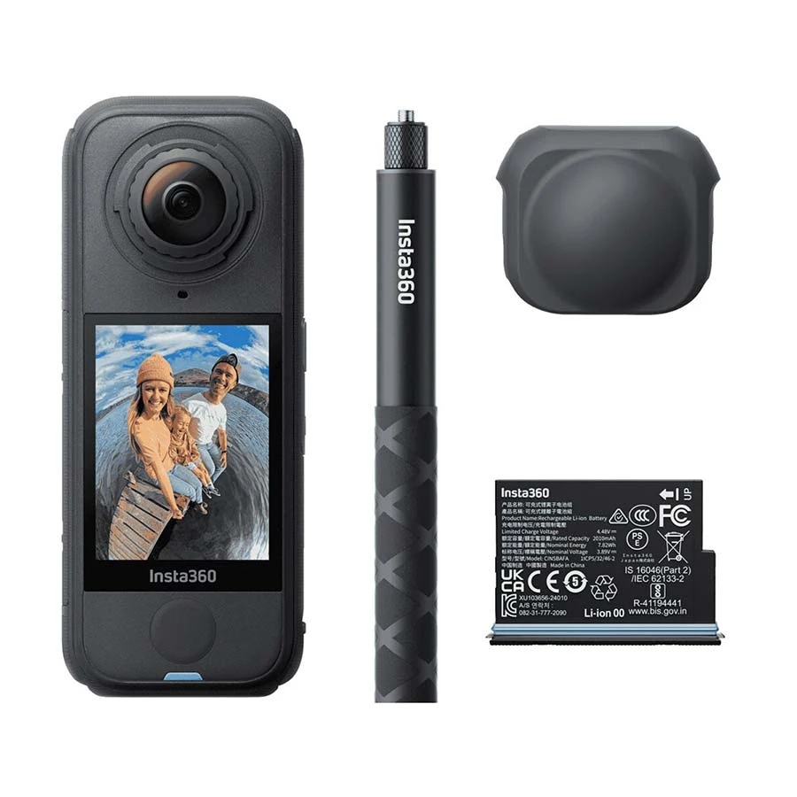 Insta360 X4 Air 29MP 8K Black Action Camera Starter Bundle