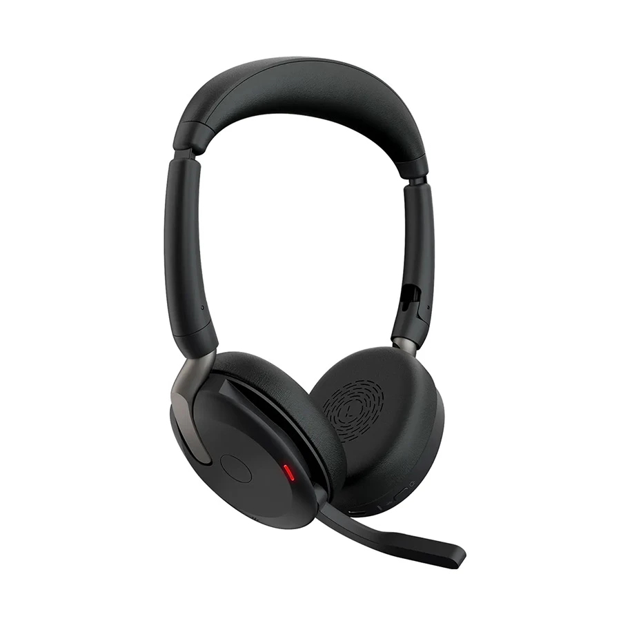 Jabra Evolve2 65 Flex Stereo Bluetooth Headphone with Wireless Charger