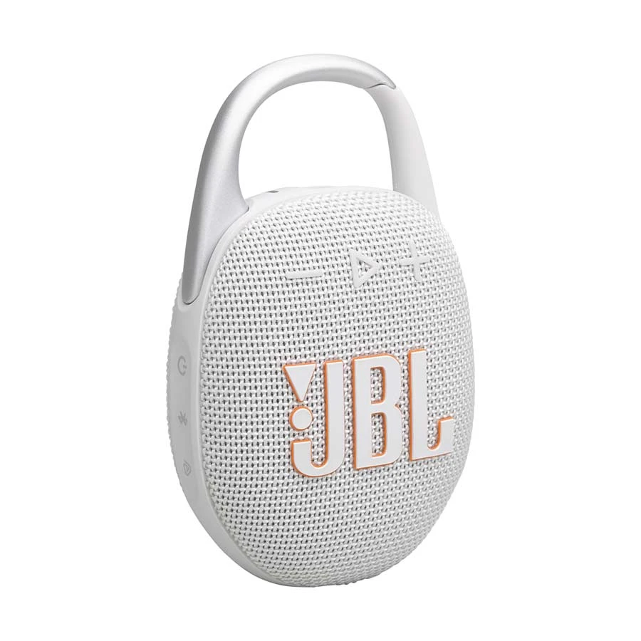 JBL by Harman JBL Clip 5 Ultra-Portable Bluetooth Speaker #JBLCLIP5WHT/JBLCLIP5WHTAM (6 Month Warranty)