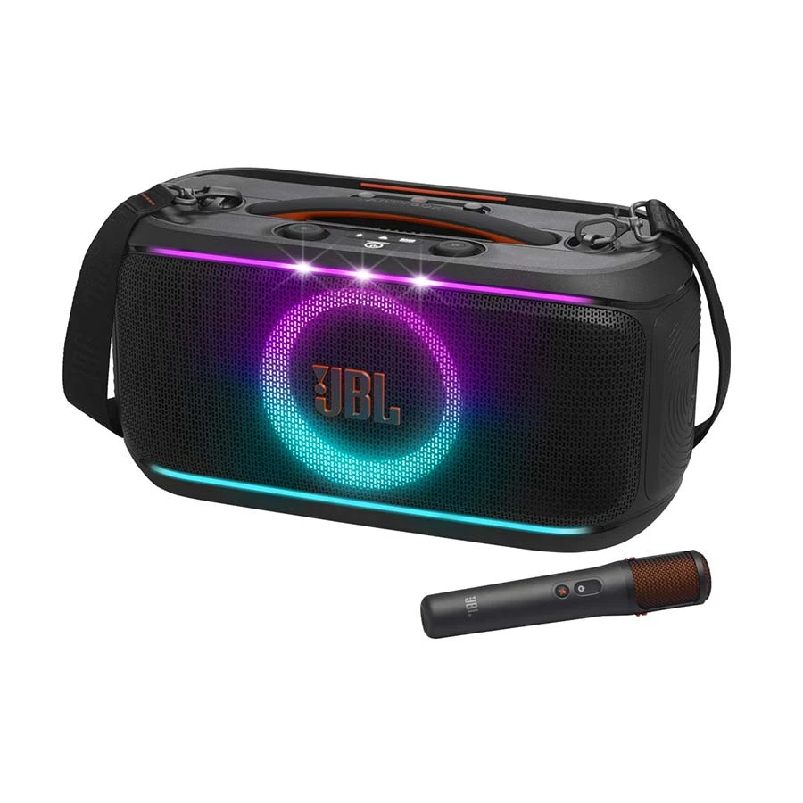 JBL by Harman JBL PartyBox On-the-Go 2 Plus Portable Bluetooth Speaker with Wireless Mic