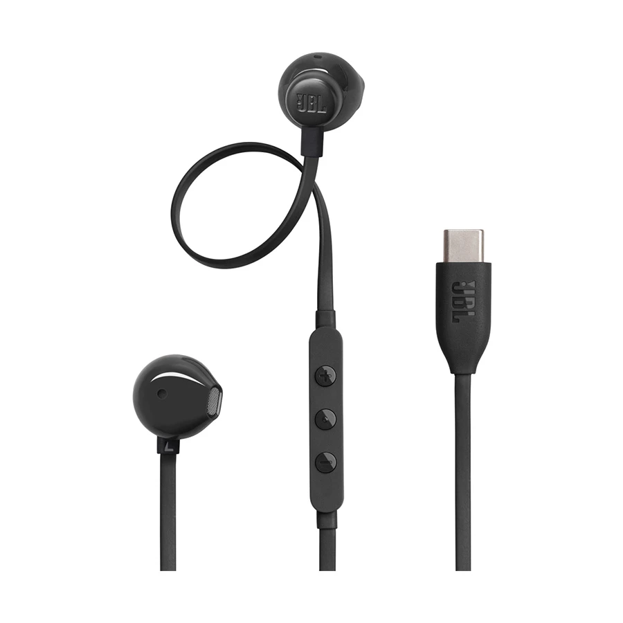 JBL by Harman JBL Tune 305C USB Type-C Wired In-Ear Earphone #JBLT305CBLK (6 Month Warranty)
