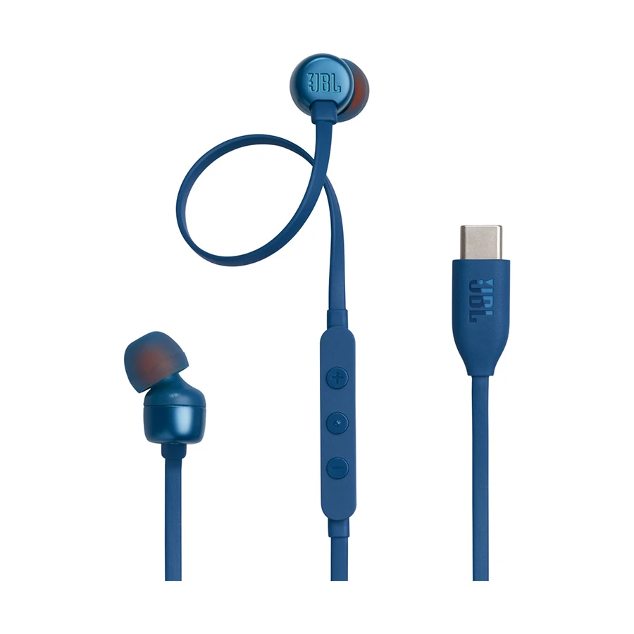 JBL by Harman JBL Tune 310C Wired Type-C In-Ear Earphone #JBLT310CBLU (6 Month Warranty)