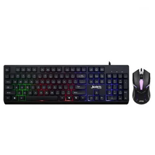 Jedel GK106 RGB Gaming Keyboard Mouse Combo