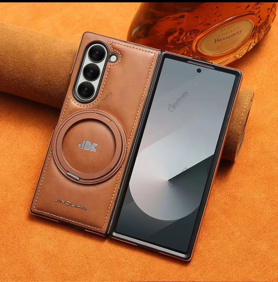 Jinduka Magnetic Leather Case for Galaxy Z Fold Series