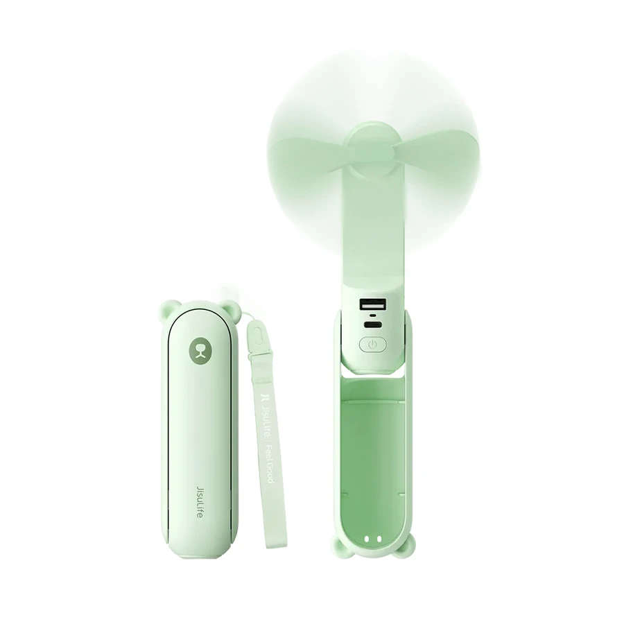 JISULIFE F8 Mint Rechargeable Handheld Fan #Life8 (3.7V, 2000mAh)