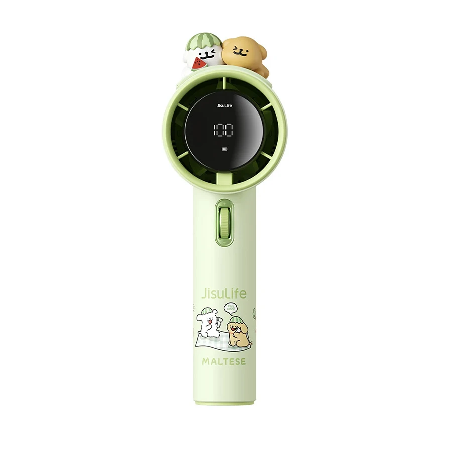 JISULIFE Pro1 Maltese Version Rechargeable Handheld Fan (5V, 5000mAh)