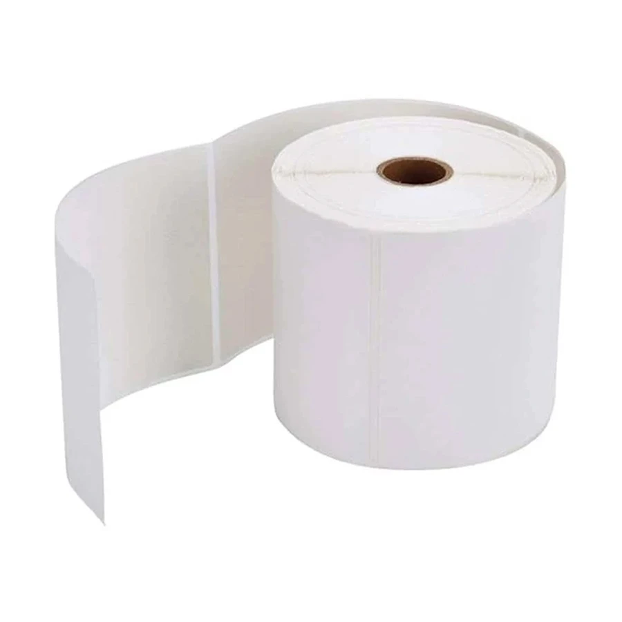 K2 102mmx152mm (4-6 inch) Paper Direct Thermal Label Roll (500 PCs) for Industrial Label Printer