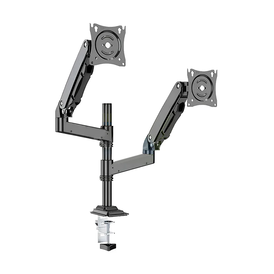 Kaloc KLC-DH200 Adjustable Double Arm Flexi Monitor Desktop Mount Stand