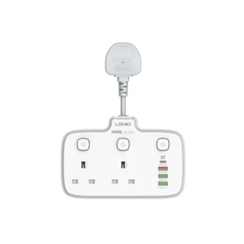 LDNIO SK2492 6 Port Short Cable Power Strip