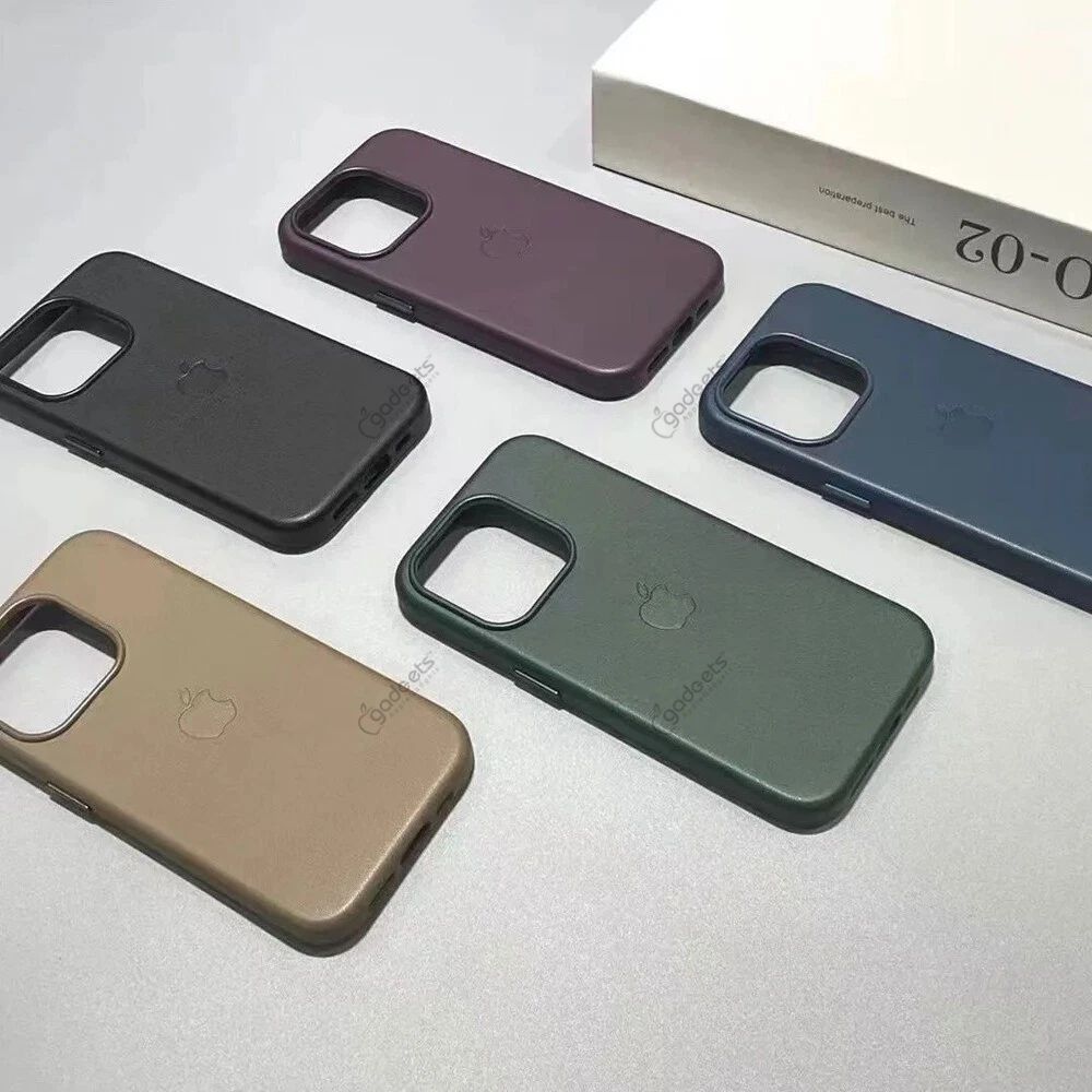 Leather Protective Case with MagSafe for iPhone 14 Pro Max