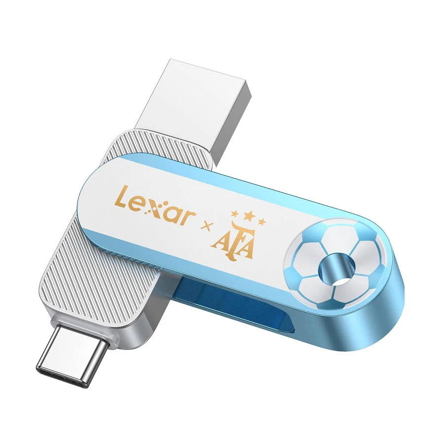 Lexar JumpDrive Dual Drive D500 128GB USB 3.2 Gen 1 & Type-C OTG Elite Legends Series Pen Drive