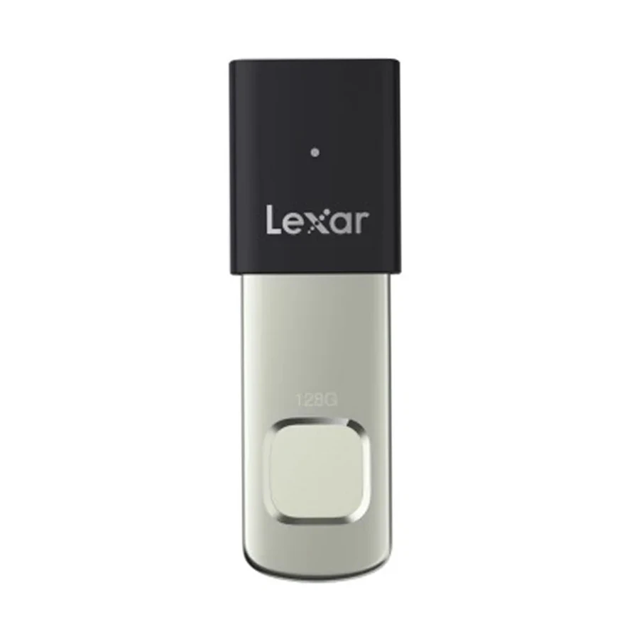 Lexar JumpDrive Fingerprint F35 Pro 128GB USB 3.2 Gen 1 & Silver Pen Drive #LJDF35P128G-RNBNG