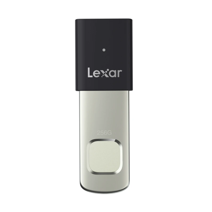 Lexar JumpDrive Fingerprint F35 Pro 256GB USB 3.2 Gen 1 & Silver Pen Drive