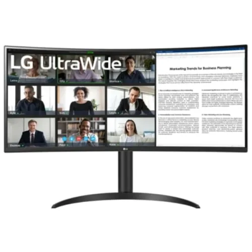 LG 34WR55QK-B 34" WQHD 100Hz UltraWide Curved Monitor