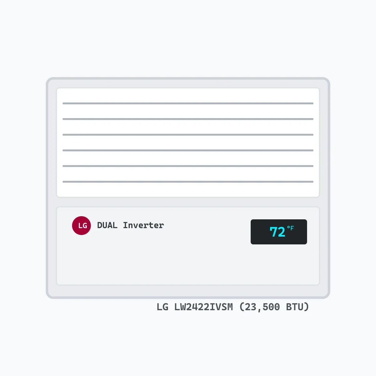 LG LW2422IVSM Window Ac