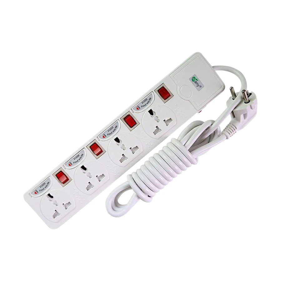 Many 2 Pin 4 Port Power Strip # MTS-144 (3 Meter)