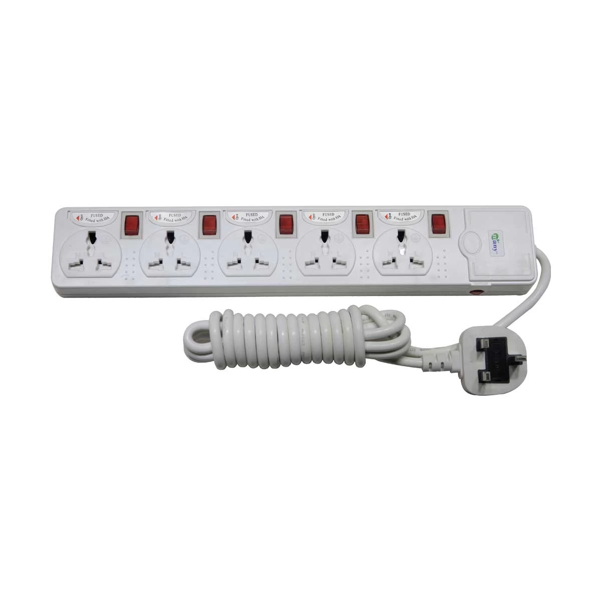 Many 3 Pin 5 Port Power Strip # MTS-154 (3 Meter)