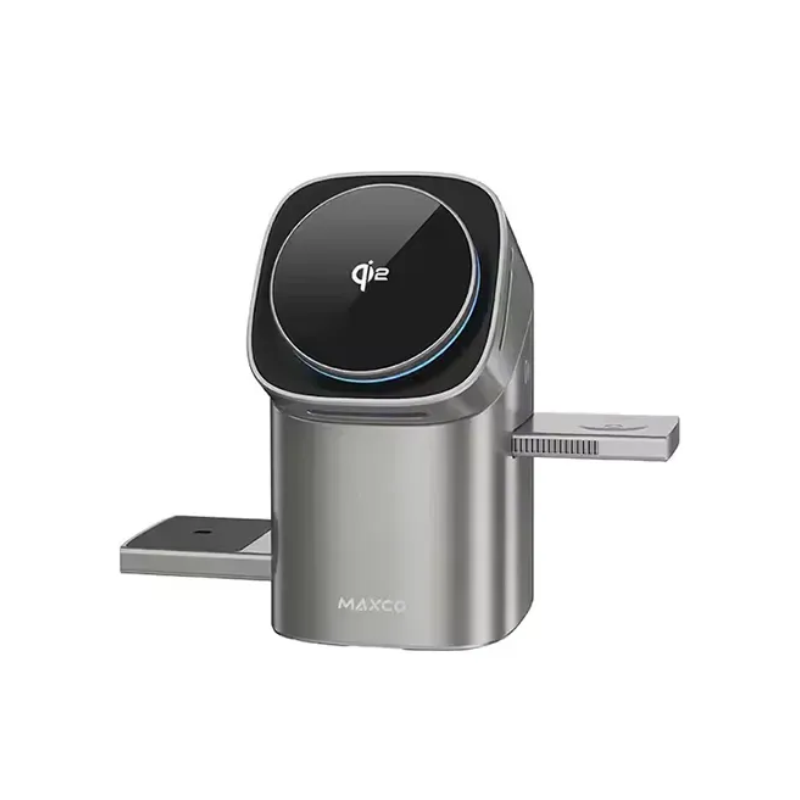 Maxco MW15 Geometry Qi2 3 in 1 Magsafe Wireless Charger - 15W