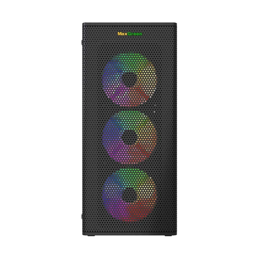 MaxGreen PS195-15 ARGB Mid Tower ATX Gaming Desktop Casing