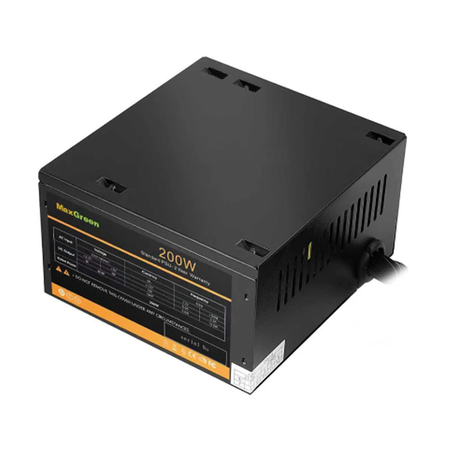 MaxGreen Standard Series 230W (Real 200W) Non Modular Power Supply