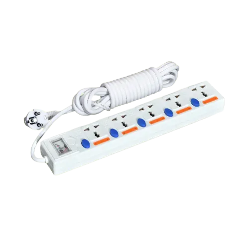 Maxline ML-255-5M 2 Pin Plug 5 Gang Multi Extension Socket Power-Strip