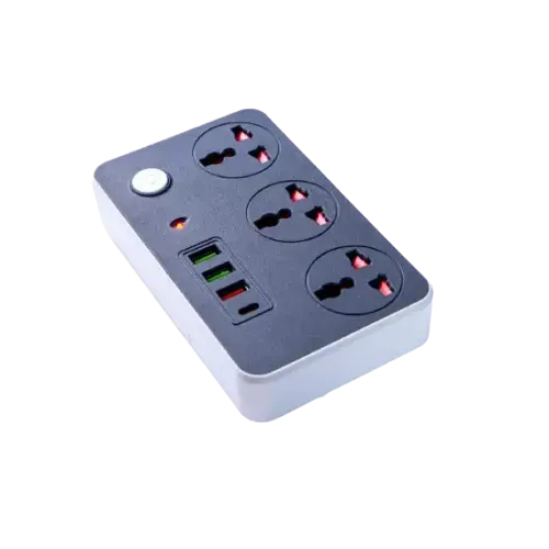 Maxline ML-804 USB Fast Charging Multiplug Power Strip