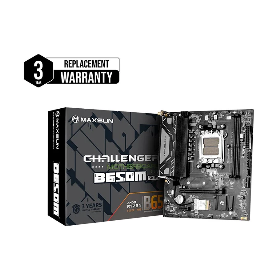 MAXSUN Challenger B650M (Wi-Fi 5) DDR5 AMD Motherboard #MS-Challenger B650M WIFI