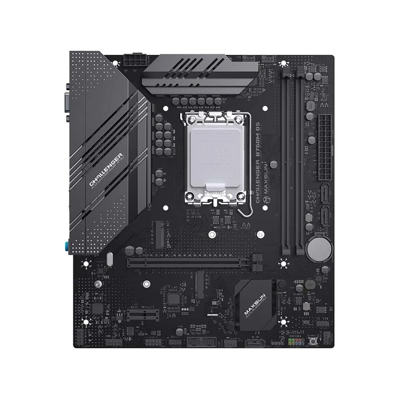 MAXSUN Challenger B760M D5 DDR5 12th/13th/14th Gen Intel LGA1700 Socket Motherboard #MS-Challenger B760M D5