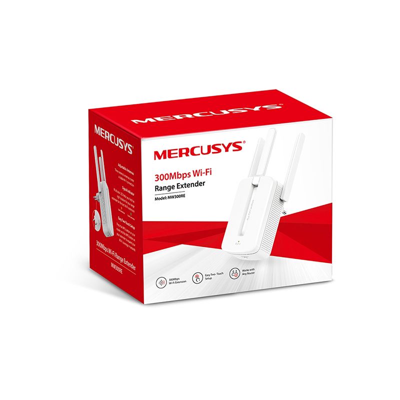 Mercusys MW300RE 300 Mbps Wi-Fi Range Extender - official view 3