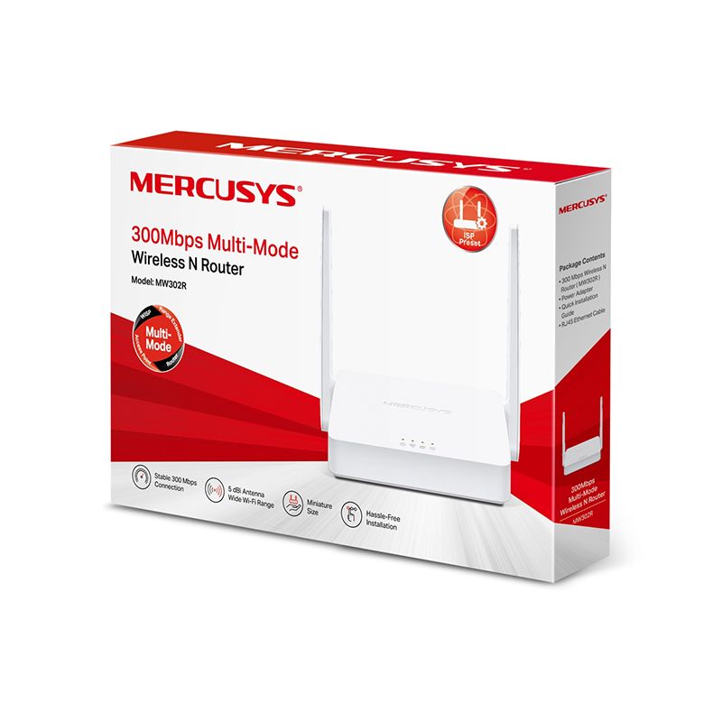 Mercusys MW302R 300Mbps Multi-Mode Wireless N Router - official view 3